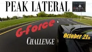Peak Lateral G-Force Challenge Coming October 21st