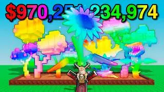 I Grew the Most Expensive RAINBOW Garden Ever...