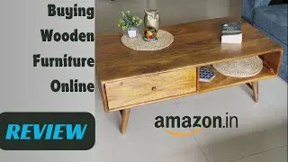 Smaart Craafts Solid Mango Wood Center Table| Unboxing| Assembly| Review