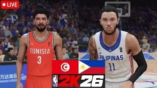 TUNISIA  vs GILAS PILIPINAS | FIBA WORLD CUP QUALIFIER (LEGENDS) | JANUARY 7, 2026
