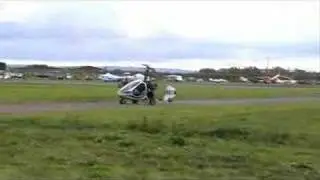 RAF2000 Autogyro taxi demonstrates Jelly blades