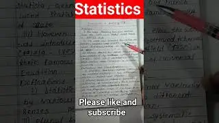 What is Statistics ? #economics #maths #statisticsforeconomics
