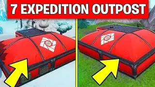Visit all expedition outposts - ALL LOCATIONS! Fortnite Season 7 week 7 challenges