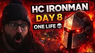 HC Ironman Day 8 ☠️ | One Mistake Ends It All | OSRS