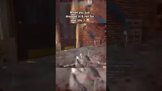 When you just dropped in on casuals and run for your life 😂 dude had no chill #warzonefunny #gamers