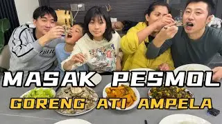 MASAK PESMOL IKAN PERTAMA KALINYA DI CHINA, MEREKA MAKAN SAMPAI LUDES,HANQI KASIHAN DIA  MINTA TAMBA