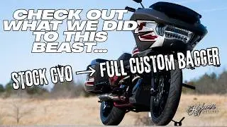 Custom 2024 CVO ST Performance Bagger Build | Hofmann Designs Full Carbon + Billet Parts