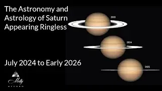 The Astronomy and Astrology of Saturn Appearing Ringless - Starting July 2024 to early 2026