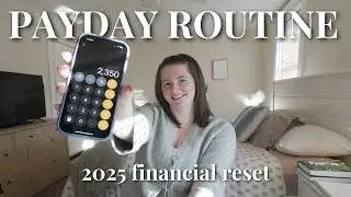 PAYDAY ROUTINE | bi-weekly budget, debt payments, 2025 financial reset,  vlogmas day 15