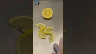 Lemon Magic ✨🍋 | Fresh Lemon Cutting for Drinks, Tea & Garnish | #shorts