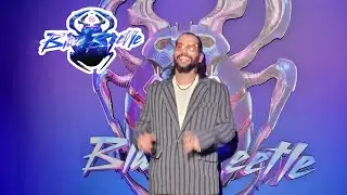 Angel Manuel Soto talking about  Blue Beetle at the UK Fan Screening