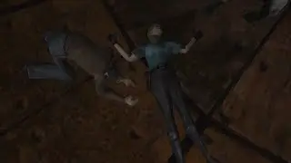 Silent Hill scene 42a. Harry kills Cybil 4K@60 correct brightness aspect ratio HQ remastered (NTSC)