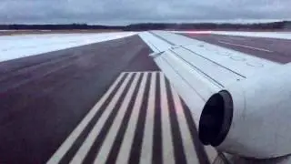 Landing at Mariehamn Airport (MHQ) 26/2/17
