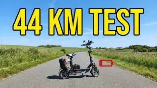 44 Km mit der E-Scooter, der ultimative Test