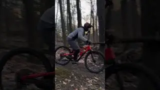 Riding my favorite natural feature at Glen #Christmas #mtb #gopro #rockshox #highpivot #snow #asmr