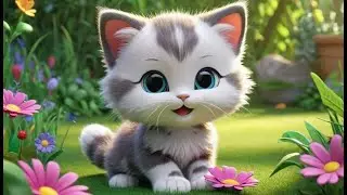 Ding Dong Bell Water Garden Cat Save | Nursery Rhyme for Kids | Baby Songs