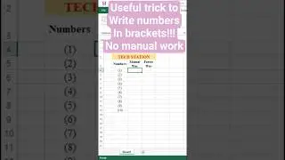 How to Automatically Add Brackets Around Numbers in Excel | Custom Format Trick