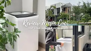 daily vlog cheny amelia || Review Mesin Cuci Top Load Harga 2 Jutaan - TCL Top Loading Washer