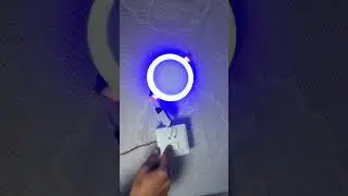 Ultra Slim (6+3) 9W Round Concealed Dual Color LED Panel Light Cool White Lamp Downlight AC100-265V