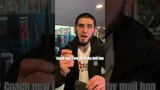 Islam Makhachev trolls his coach 🤣 #islammakhachev #funny #mma