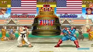 #arcade Super Street Fighter 2 Turbo ➤ miracle ace (Usa) vs LeRaldo (Usa) 超级街霸2X