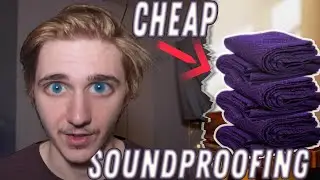 Use Cheap Moving Blankets to Soundproof / Sound Dampen or Reduce Echo for your Podcast Room / Setup