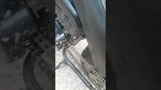 New engine on the baha warrior mini bike installed a 212cc predator engine