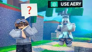 Letting chatGPT choose my kit #bedwars#roblox#fun#challenge#aery#barbarian#grimreaper