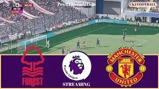 🔴Nottingham Vs Manchester Utd | Premier League Match Streaming | PES 21 Simulation