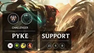 Pyke Support vs Alistar - KR Challenger Patch 8.24