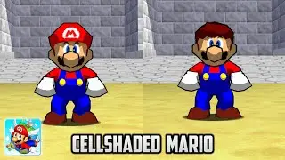 ⭐ Super Mario 64 PC Port - CellShaded Mario v1