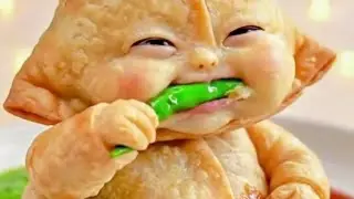 Cute Samosa Baby Eating Chutney 😍🥟 | Ultra Realistic AI Food Baby | So Funny & Satisfying