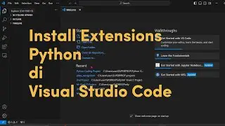Cara Install Extensions Python di Visual Studio Code #python #phyton #tutorial #visualstudiocode