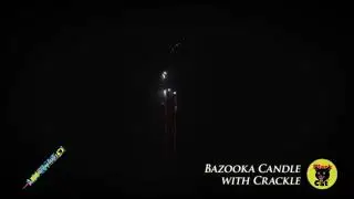 Bazooka Candle Crackle - Black Cat Fireworks