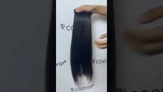COOVIP Machine Weft Double Drawn Natural Black - COOVIPHAIR