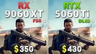 RTX 5060 Ti vs RX 9060 XT - DLSS 4 vs FSR 4 | Test in 11 Games, 1440p