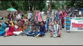 B. Ed Students protest in Ranchi