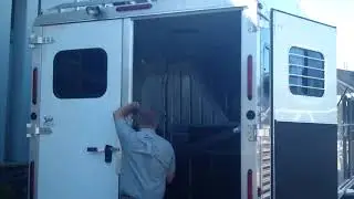 Adam 4-Horse Bunk House Living Quarters Trailer