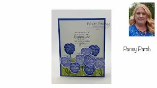 &ldquo;Pansy Patch&rdquo; Viola Card Stampin&rsquo; Up