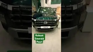 Creta Robust Emerald Pearl Colour 😍 #cretalovers #hyundai