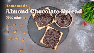 Homemade Almond Chocolate Spread | Homemade Choco Spread | Cookd