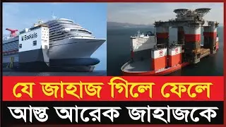 বিশ্বের বড় জাহাজ &lsquo;বোকা ভ্যানগার্ড', গিলে ফেলে আরেক জাহাজকে | Boca Vanguard | Big Ship | BD News