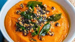 Onion and Tomato Chutney for Idli, Dosa | Tamatar Pyaaz Ki Chutney | Easy Chutney Recipe