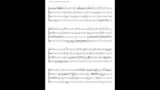 J.S. Bach - Well-Tempered Clavier: Part 2 - Fugue 13 (Euphonium-Tuba Quartet)