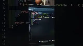 palindrome string java #coders #javaprogramming