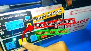 Sangat Mantap Smart Charger Aki 12v Intelligent Pulse Upgrade Fiture Lengkap Harga Murah