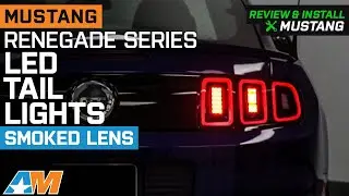 2010-2014 Mustang Renegade Series LED Tail Lights; Gloss Black Housing Review & Install