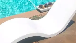 Ledge Lounger in-Pool Chaise Lounge for 0-9 in. of Water Review, Luxury Resort in the Backyard