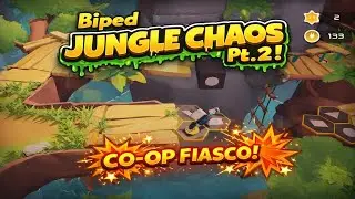 Biped Bots' Jungle Jumble: Epic Falls & Co-op Chaos in Dense Forest Pt. 2!