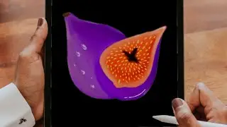 How to draw fig fruit|digital art |How to draw fig easy |saaziaart